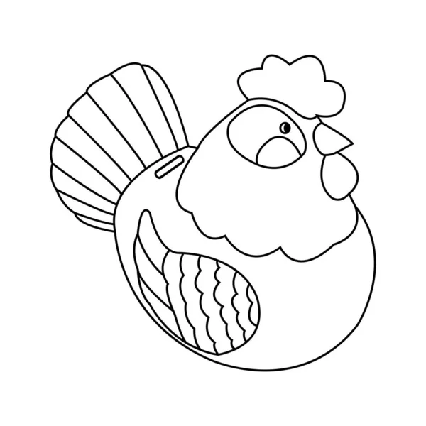 Курячий Скарбничка Значок Векторна Ілюстрація Простий Дизайн — стоковий вектор