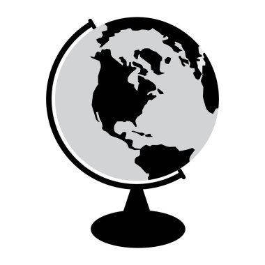 Globe logo vektör tasarımı çizimi