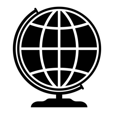 Globe logo vektör tasarımı çizimi