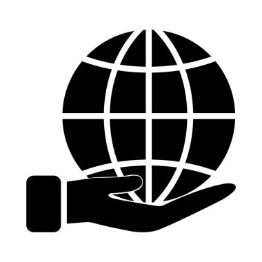 Globe logo vektör tasarımı çizimi