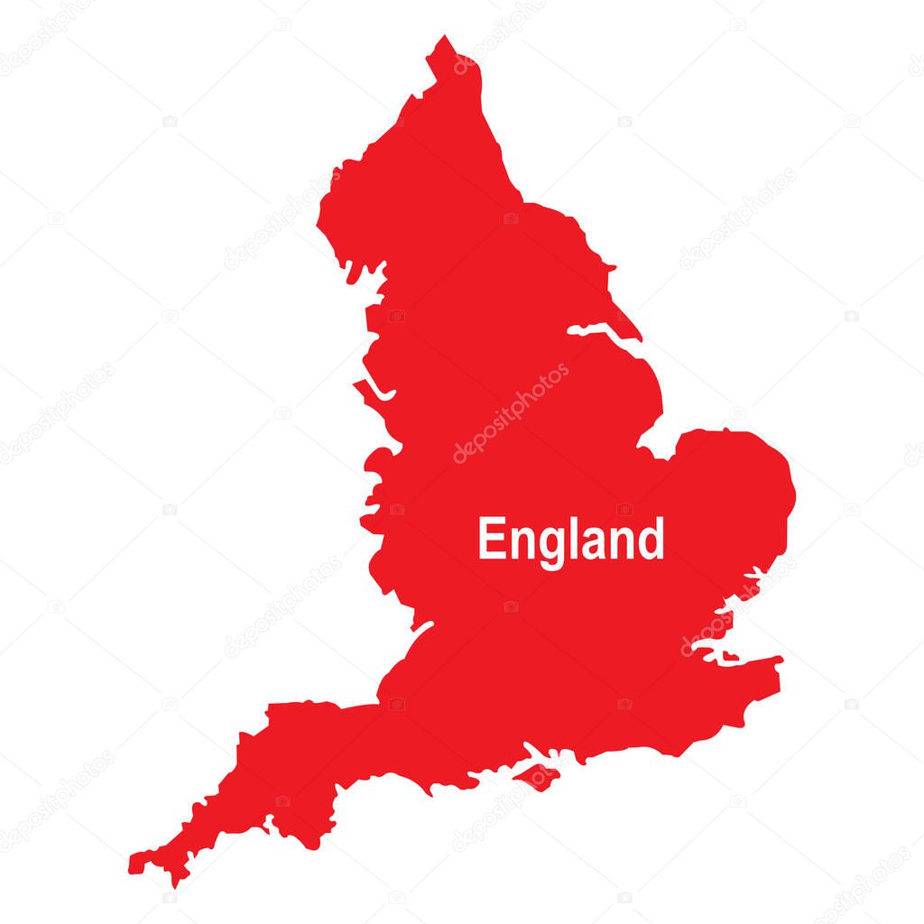 England map icon vector illustration symbol design