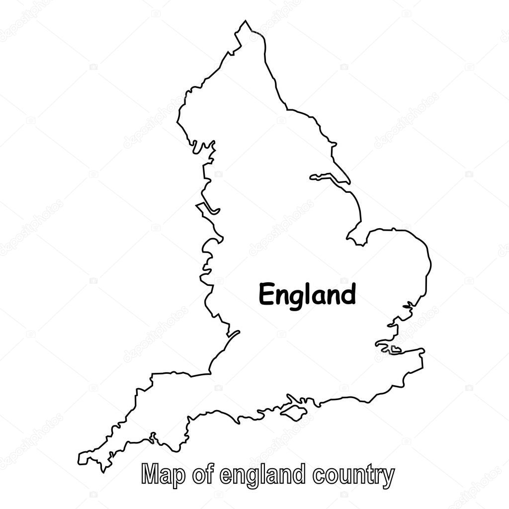 England map icon vector illustration symbol design