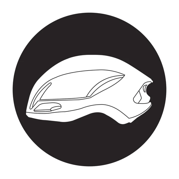 Bicycle Helmet Icon Vector Illustration Symbol Design — Stock Vector