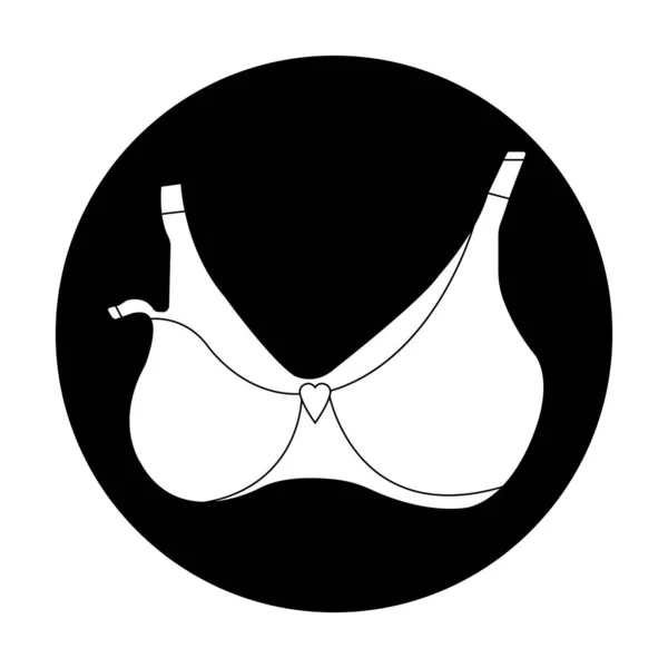 Дизайн Символа Иконки Бюстгальтера — стоковый вектор