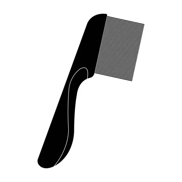 Dandruff Comb Значок Векторні Ілюстрації Дизайн Символів — стоковий вектор