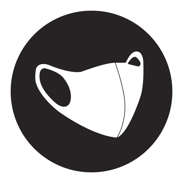 Maschera Icona Vettoriale Illustrazione Simbolo Design — Vettoriale Stock