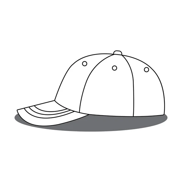 Icono Sombrero Vector Ilustración Logo Diseño — Archivo Imágenes Vectoriales