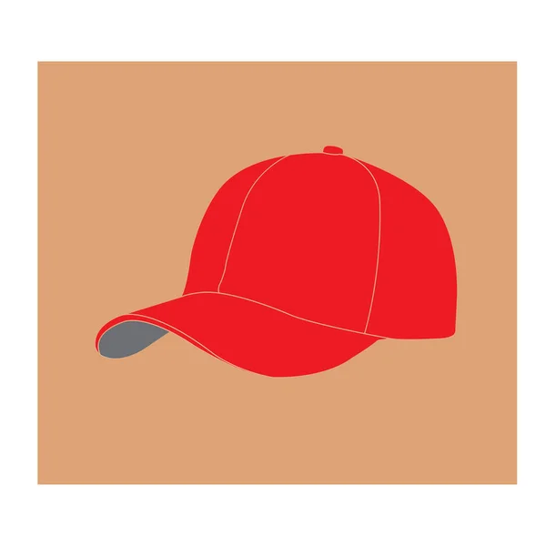 Chapeau Icône Vectoriel Illustration Logo Design — Image vectorielle