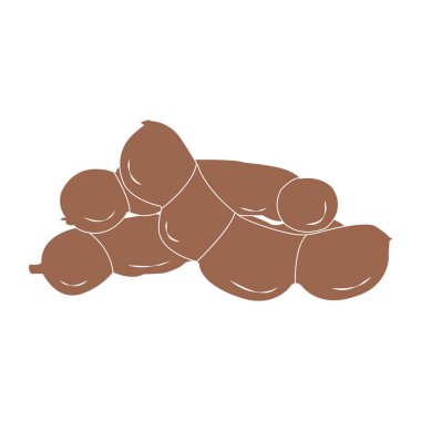 Tamarind icon vector illustration symbol design