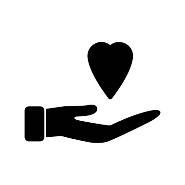 Simge vektör illüstrasyon tasarımı bağışla