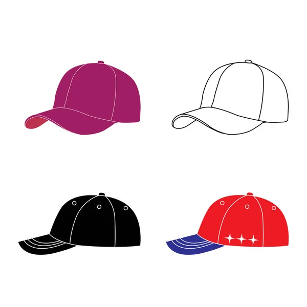 Hat Icon Vector Illustration Logo Design — Stock Vector