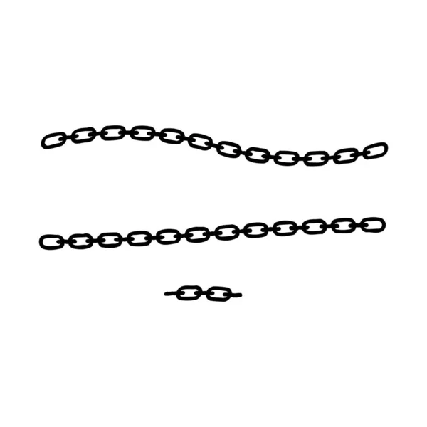 Chain Icon Vector Illustration Symbol Design — Stock Vector
