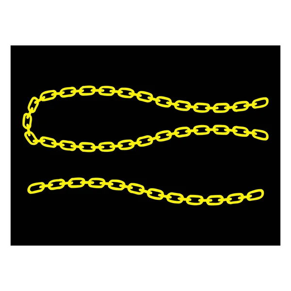 Chain Icon Vector Illustration Symbol Design — Stock Vector