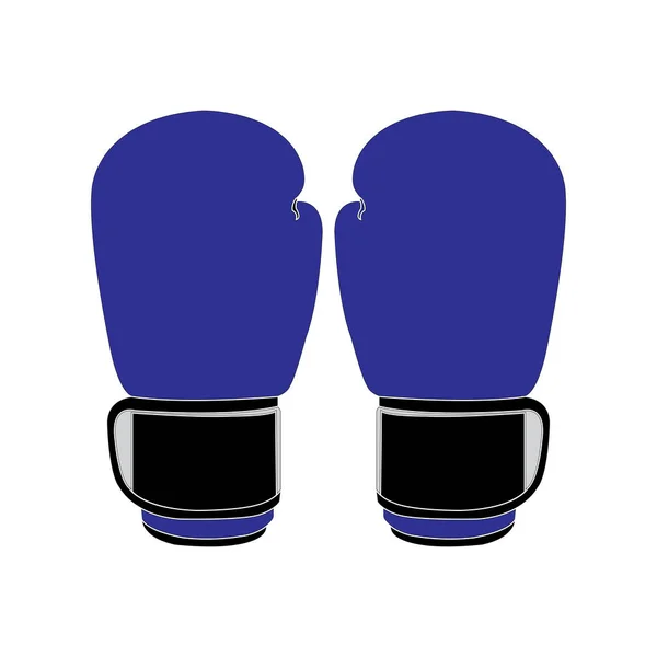 Boxing gloves icon vector illustration logo design