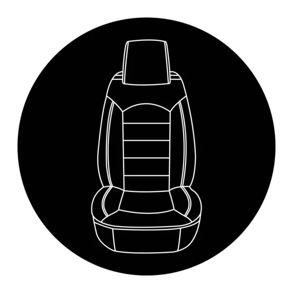 Car Seat Icon Vector Illustration Symbol Design — Stock Vector