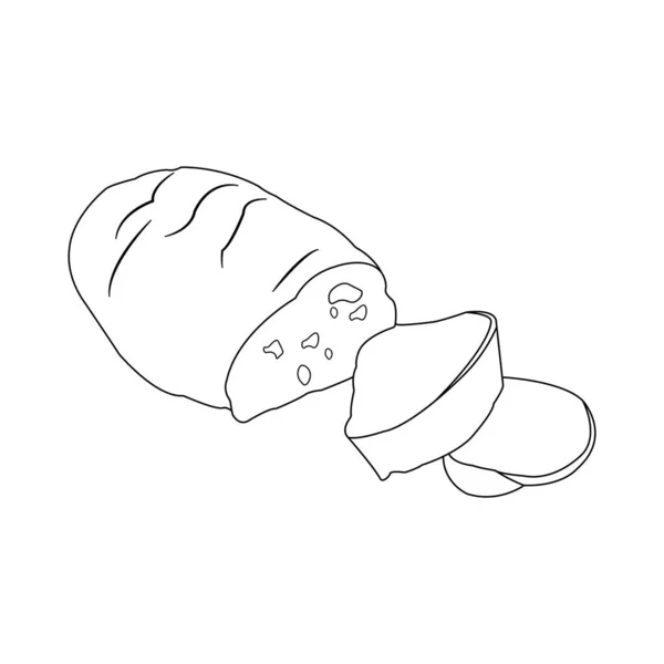 Návrh Šablony Vektoru Ikon Chlebů — Stockový vektor