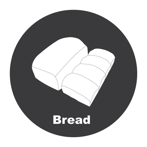 Σχεδιασμός Προτύπου Διανυσματικής Απεικόνισης Εικονιδίων Ψωμιού — Διανυσματικό Αρχείο