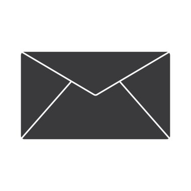 Zarf simgesi vektör tasarımı resimleme arkaplanı