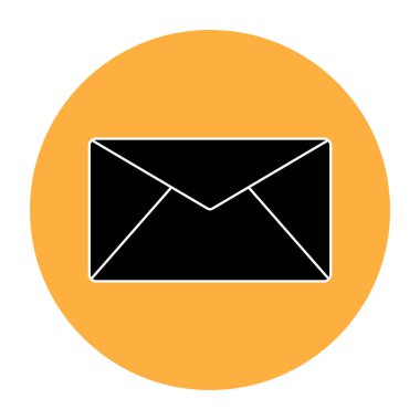 Zarf simgesi vektör tasarımı resimleme arkaplanı