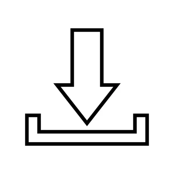 Pobierz Ikonę Wektor Ilustracji Szablon Symbolu — Wektor stockowy