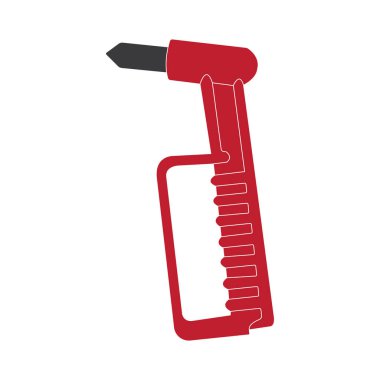 Cam kırıcı ikon vektör illüstrasyon sembolü tasarımı