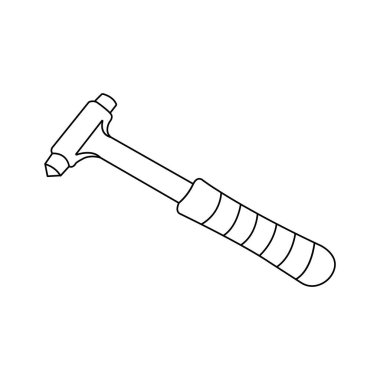 Cam kırıcı ikon vektör illüstrasyon sembolü tasarımı