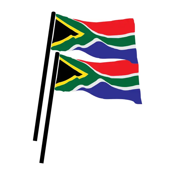 남아프리카 공화국 아이콘 일러스트 디자인 — 스톡 벡터