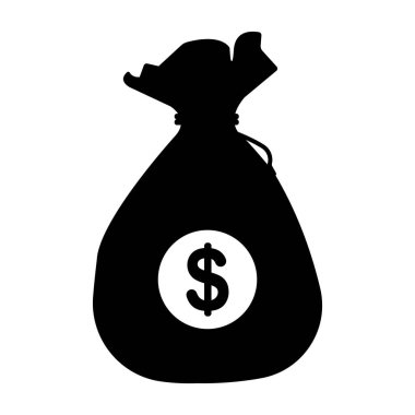 Dolar para birimi simgesi vektör illüstrasyon tasarımı