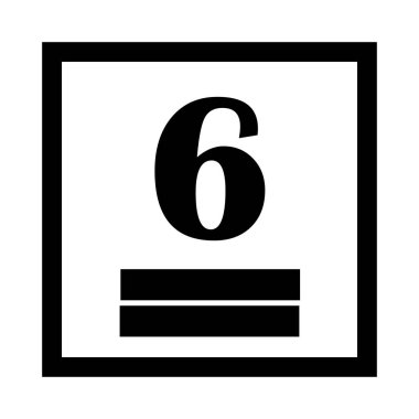 Kırık kırılgan paket sembollü kırılgan düz simge. Etiket vektör illüstrasyonu