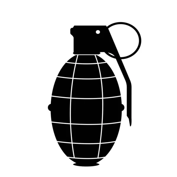 Grenade Pictogram Vector Illustratie Symbool Ontwerp — Stockvector