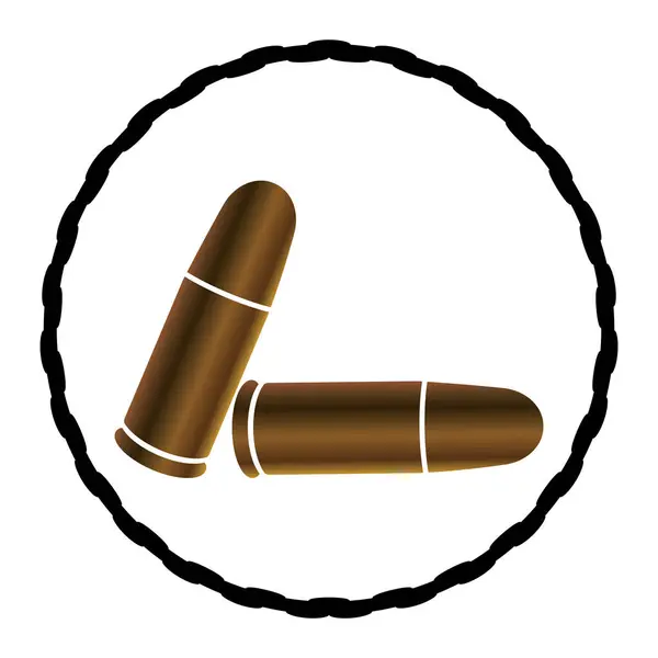 Bullet Symbol Vektor Illustration Symbol Design — Stockvektor