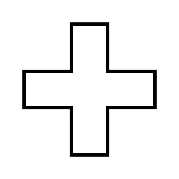 Modèle Conception Logo Médical Illustration Arrière Plan — Image vectorielle