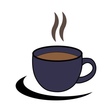 Coffee cup icon vector illustration template design