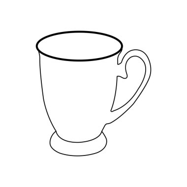 Çay ikonu vektör illüstrasyon sembolü tasarımı