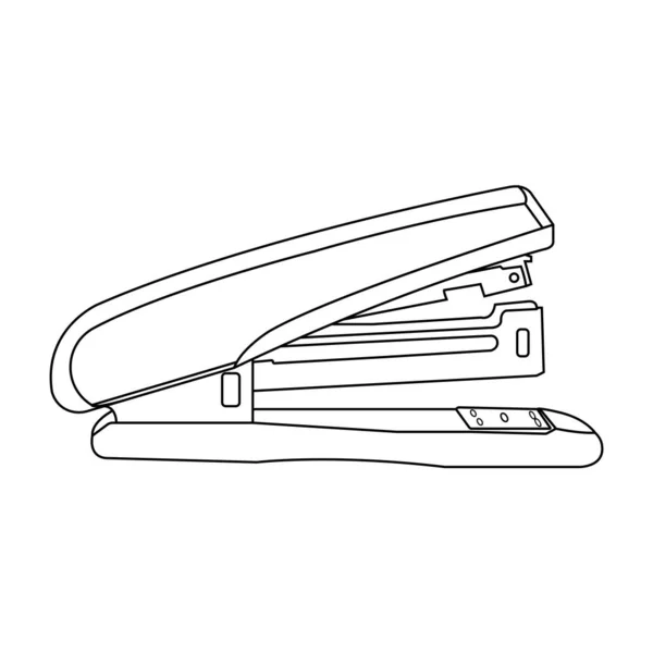 Stapler Icono Vector Ilustración Símbolo Diseño — Vector de stock