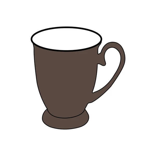 Teacup Icon Vector Illustration Symbol Design — Stock Vector