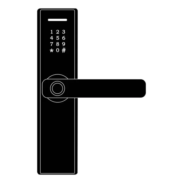 Мінімалістична Дверна Ручка Логотип Вектор Простий Дизайн — стоковий вектор