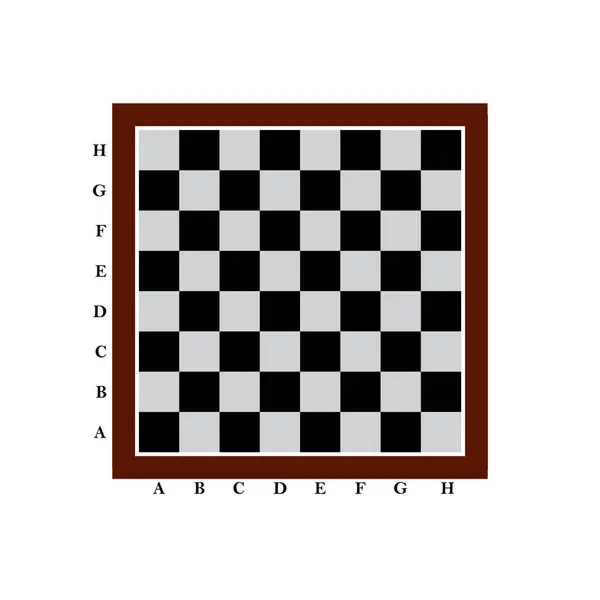 Jednoduchý Návrh Vektoru Ikon Šachovnice — Stockový vektor