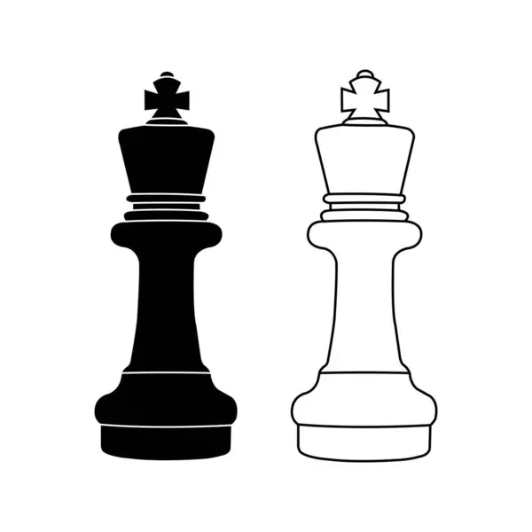 Σκακιστικό Εικονίδιο Vector Illustration Symbol Σχεδιασμοσ — Διανυσματικό Αρχείο