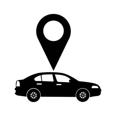 araba tamir merkezi simge vektör çizim sembolü tasarımı