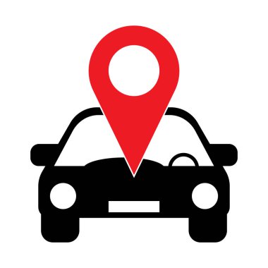 araba tamir merkezi simge vektör çizim sembolü tasarımı