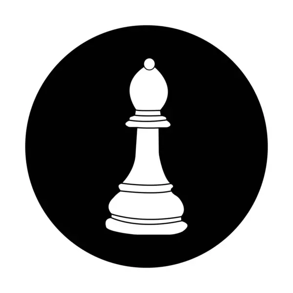 Ikona Szachowa Symbol Illustracji Vector — Wektor stockowy