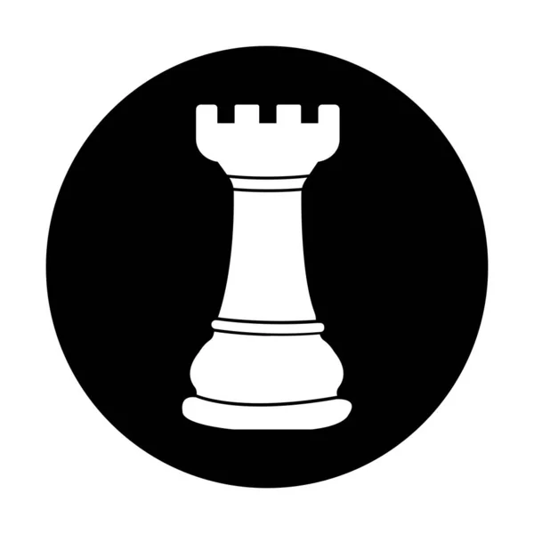 Ícone Xadrez Vector Ilustration Symbol Design — Vetor de Stock