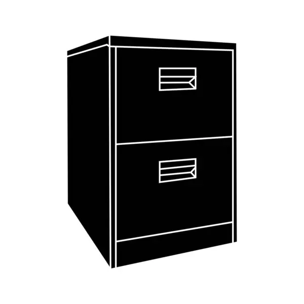 Cabinet Placard Icône Vecteur Designtemplate — Image vectorielle