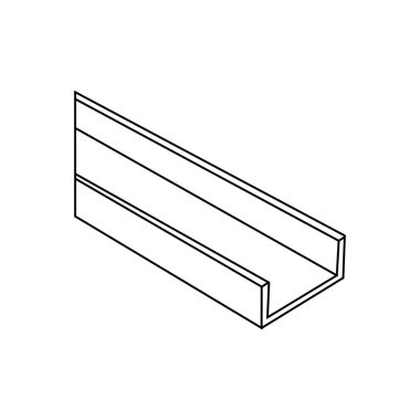 Profil çelik ikon vektör illüstrasyon tasarımı