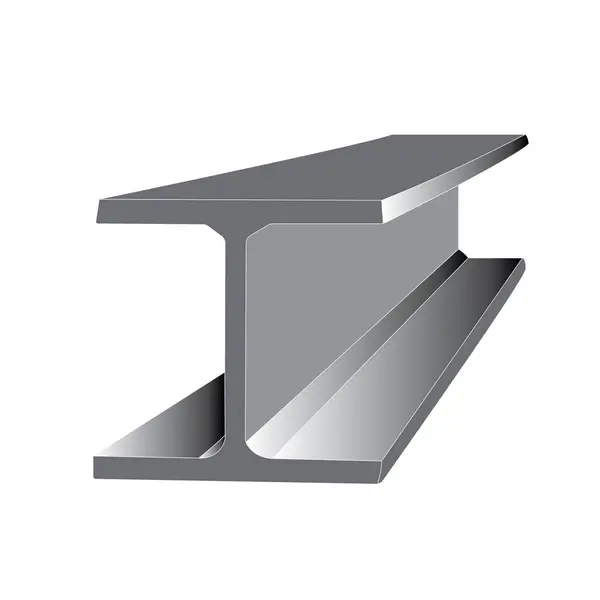 Profil Stahl Symbol Vektor Illustration Design — Stockvektor