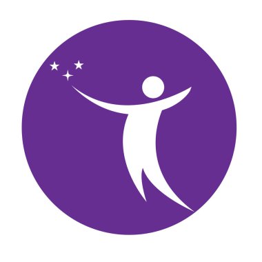 Sağlıklı Yaşayan Logo vektör çizimi tasarımı