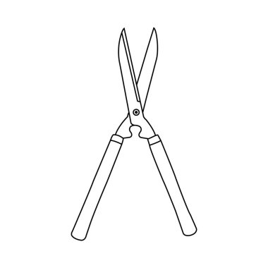 Çim kırpıcı simgesi vektör illüstrasyon tasarımı