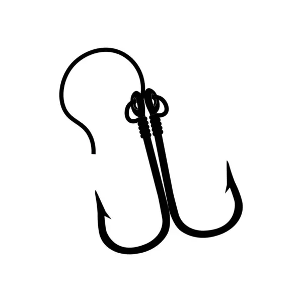 Fishing Hook Icon Vector Illustration Design — Stock Vector