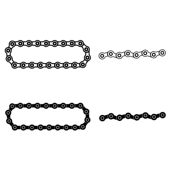 Motorbike Chain Icon Vector Illustration Design — Stock Vector